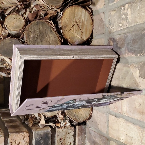 NWOT Gothic Skulls and Roses Storage Book- True Love Never Dies - Picture 3 of 10